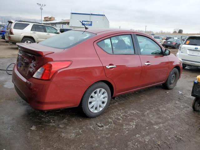 3N1CN7AP5KL861556 - 2019 NISSAN VERSA S RED photo 3