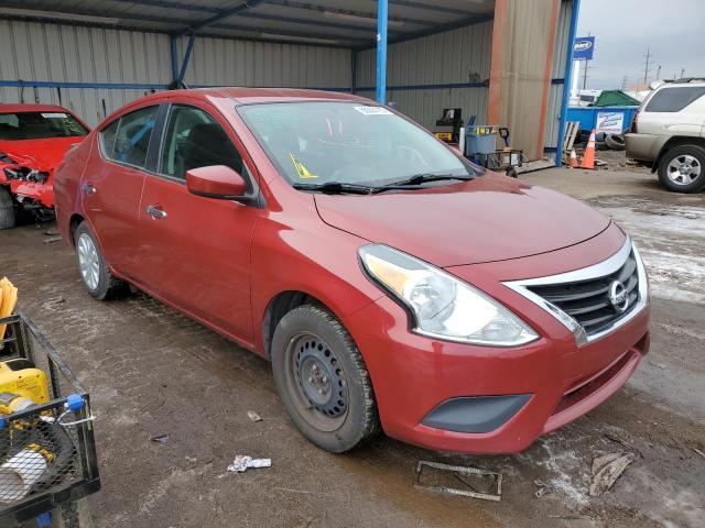 3N1CN7AP5KL861556 - 2019 NISSAN VERSA S RED photo 4