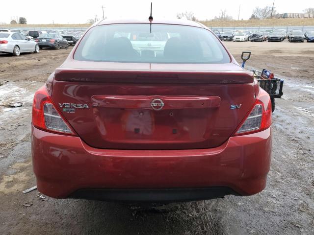 3N1CN7AP5KL861556 - 2019 NISSAN VERSA S RED photo 6