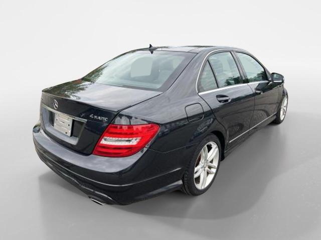 WDDGF8AB2EA937399 - 2014 MERCEDES-BENZ C 300 4MATIC BLACK photo 4