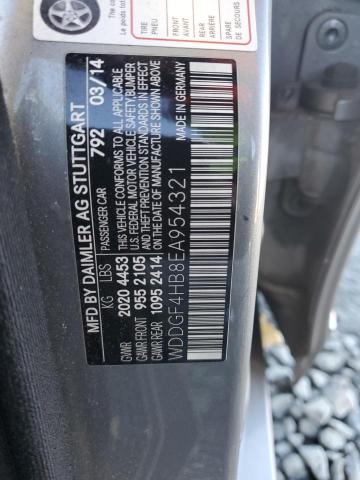 WDDGF4HB8EA954321 - 2014 MERCEDES-BENZ C 250 GRAY photo 13