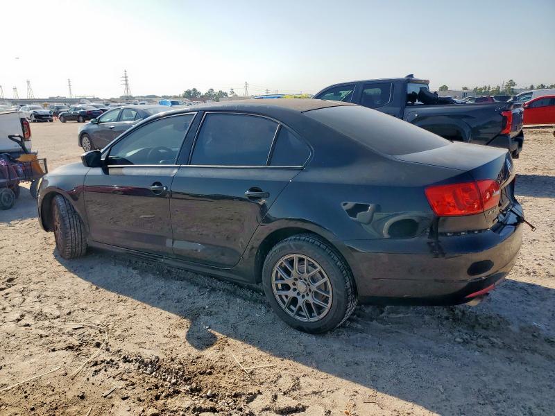 3VW2K7AJ3BM107494 - 2011 VOLKSWAGEN JETTA BASE BLACK photo 2