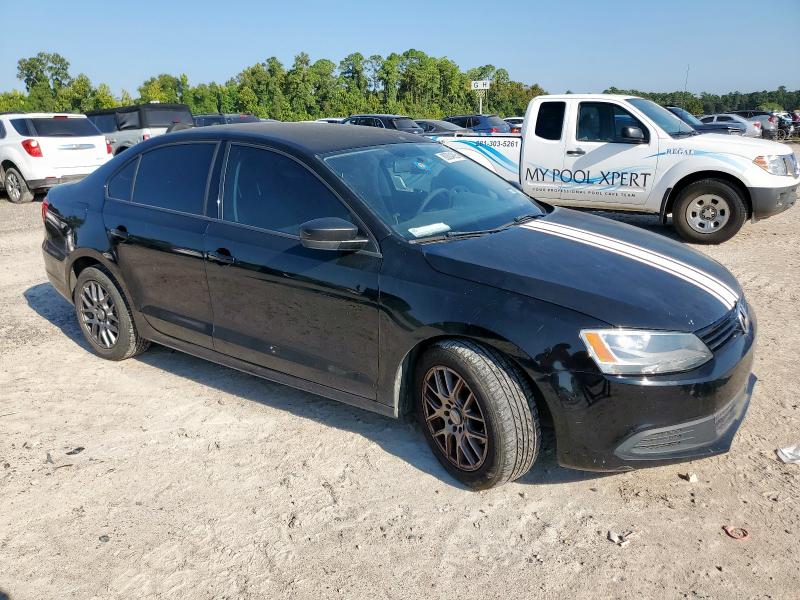 3VW2K7AJ3BM107494 - 2011 VOLKSWAGEN JETTA BASE BLACK photo 4