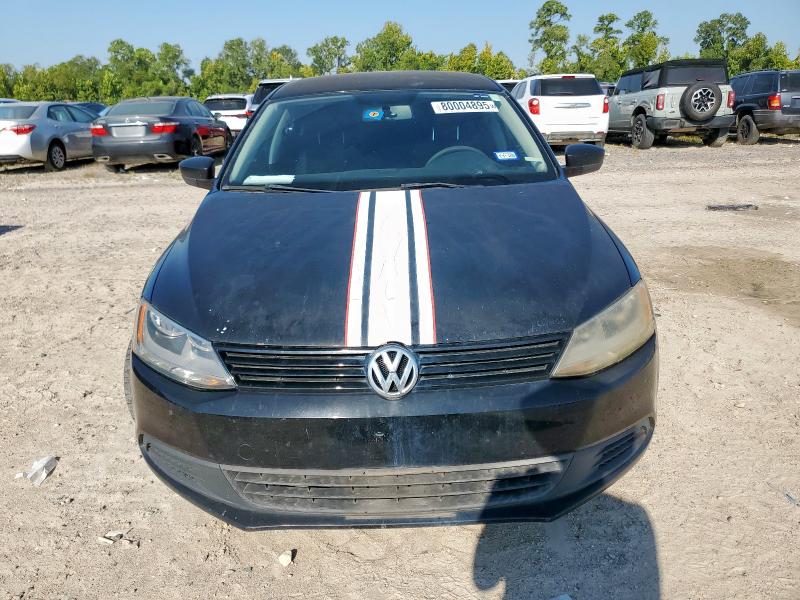 3VW2K7AJ3BM107494 - 2011 VOLKSWAGEN JETTA BASE BLACK photo 5