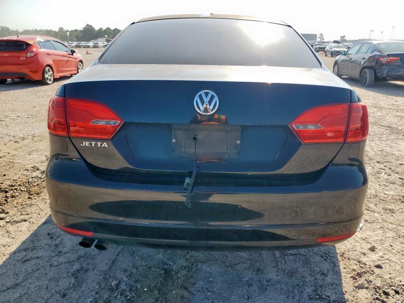 3VW2K7AJ3BM107494 - 2011 VOLKSWAGEN JETTA BASE BLACK photo 6