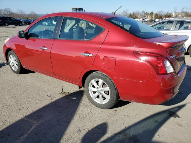 3N1CN7AP7DL867961 - 2013 NISSAN VERSA S RED photo 2