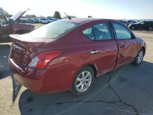 3N1CN7AP7DL867961 - 2013 NISSAN VERSA S RED photo 3