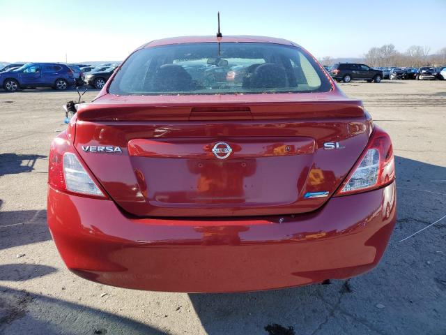 3N1CN7AP7DL867961 - 2013 NISSAN VERSA S RED photo 6