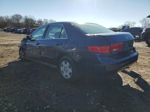 1HGCM56425A146251 - 2005 HONDA ACCORD LX BLUE photo 2