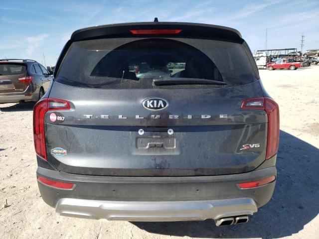 5XYP64HC8MG193050 - 2021 KIA TELLURIDE S GRAY photo 6