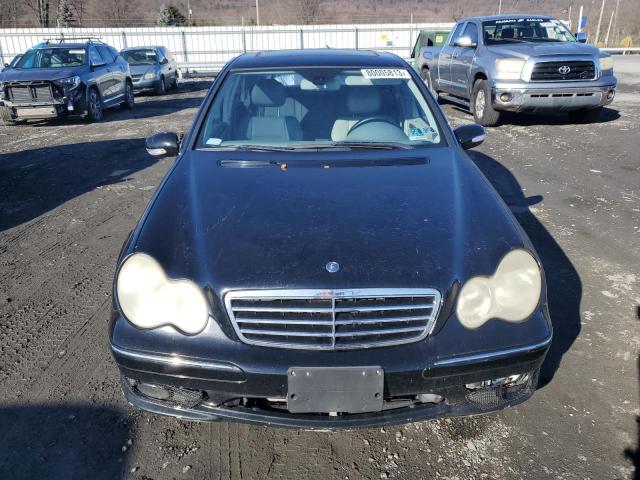 WDBRF52HX7F931665 - 2007 MERCEDES-BENZ C 230 BLACK photo 5