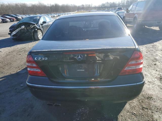 WDBRF52HX7F931665 - 2007 MERCEDES-BENZ C 230 BLACK photo 6