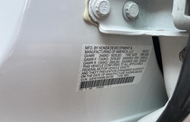 5J8YE1H49RL000786 - 2024 ACURA MDX TECHNOLOGY 白色 照片 10