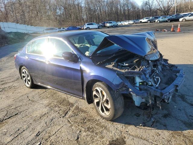 1HGCR2F72GA198279 - 2016 HONDA ACCORD EX BLUE photo 4