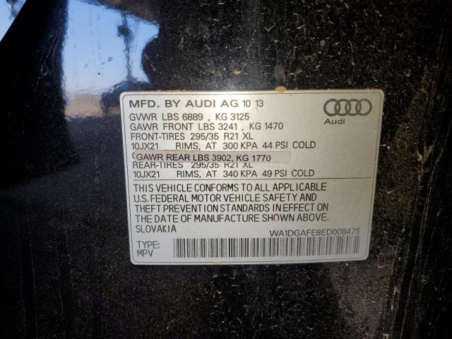 WA1DGAFE8ED008475 - 2014 AUDI Q7 PRESTIGE 黑色 照片 12