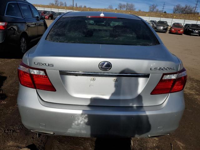 JTHDU46F585002221 - 2008 LEXUS LS 600HL SILVER photo 6