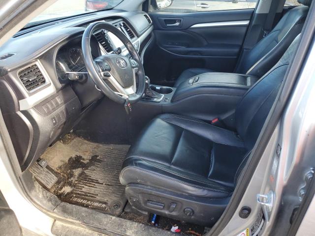 5TDJKRFH1GS281894 - 2016 TOYOTA HIGHLANDER XLE SILVER photo 7