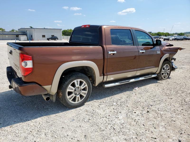 5TFAW5F19EX413257 - 2014 TOYOTA TUNDRA CREWMAX PLATINUM Qəhvəyi foto 3