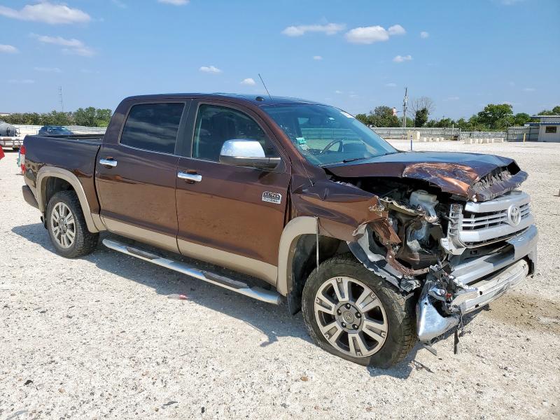 5TFAW5F19EX413257 - 2014 TOYOTA TUNDRA CREWMAX PLATINUM Qəhvəyi foto 4