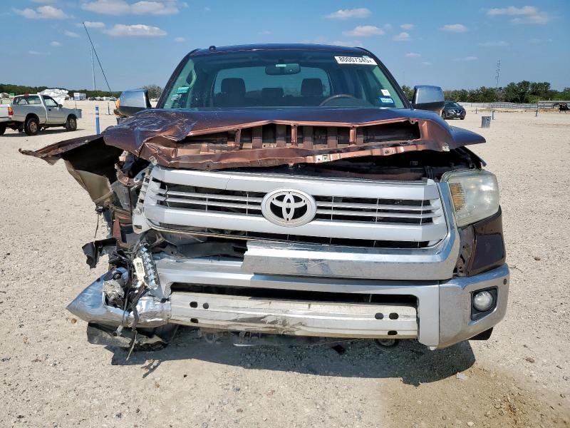 5TFAW5F19EX413257 - 2014 TOYOTA TUNDRA CREWMAX PLATINUM Qəhvəyi foto 5