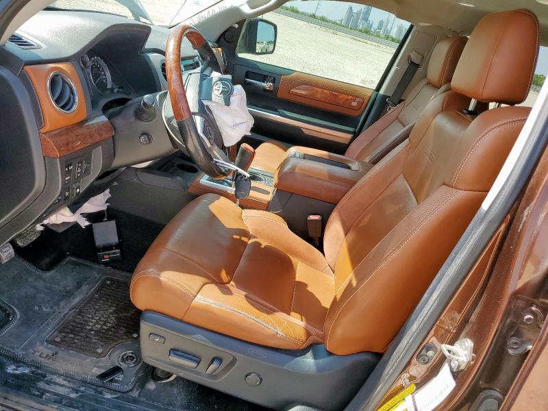 5TFAW5F19EX413257 - 2014 TOYOTA TUNDRA CREWMAX PLATINUM Qəhvəyi foto 7