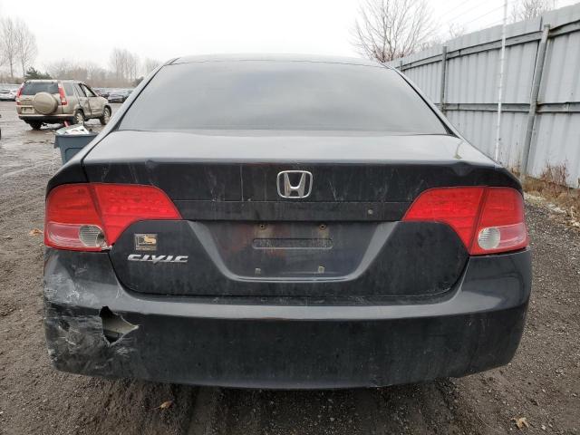 1HGFA16337L801188 - 2007 HONDA CIVIC DX BLACK photo 6