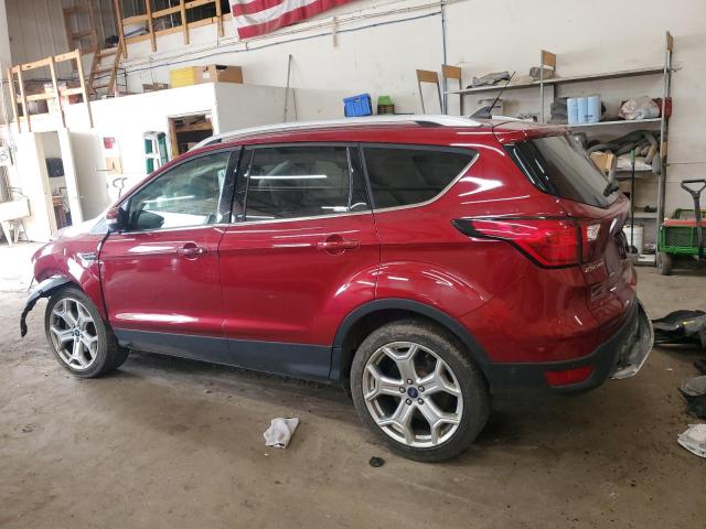 1FMCU9J99KUA05904 - 2019 FORD ESCAPE TITANIUM Կարմիր լուսանկար 2