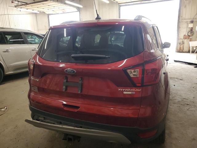 1FMCU9J99KUA05904 - 2019 FORD ESCAPE TITANIUM Կարմիր լուսանկար 6