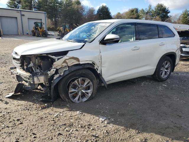 5TDBKRFH8FS148715 - 2015 TOYOTA HIGHLANDER LE WHITE photo 1