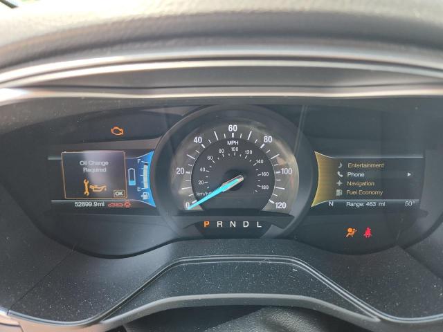 3FA6P0LU6KR100763 - 2019 FORD FUSION SE BLACK photo 9