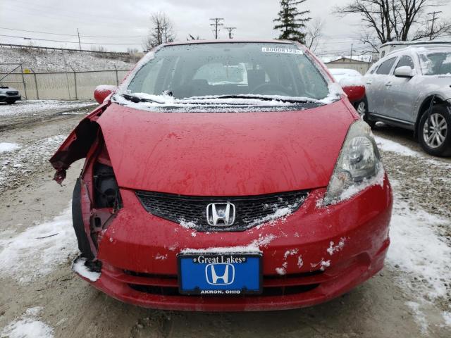 JHMGE8H36DC030930 - 2013 HONDA FIT RED photo 5