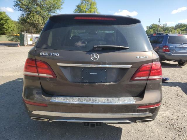 4JGDA5HB6GA638920 - 2016 MERCEDES-BENZ GLE 350 4MATIC BROWN photo 6