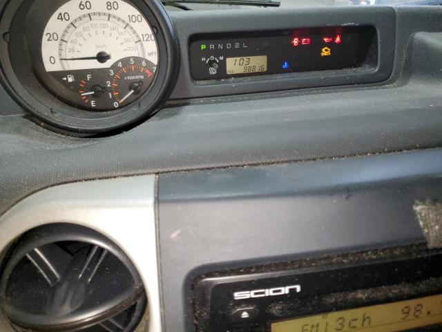 JTLKT324X54004532 - 2005 TOYOTA SCION XB BLACK photo 9