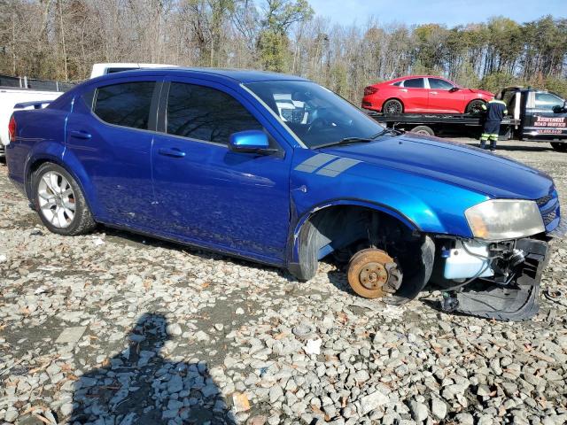 1C3CDZBG4EN166651 - 2014 DODGE AVENGER R/T BLUE photo 4