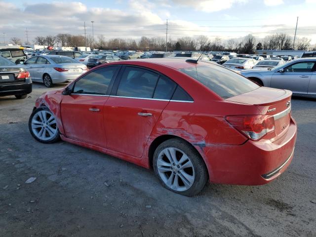 1G1PG5SB3F7148254 - 2015 CHEVROLET CRUZE LTZ RED photo 2