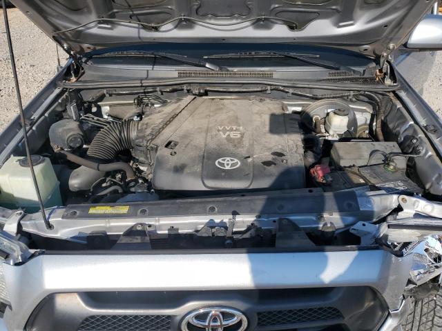 5TFJU4GN5EX051445 - 2014 TOYOTA TACOMA DOUBLE CAB PRERUNNER SILVER photo 11