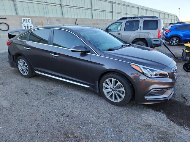 5NPE34AF3GH334866 - 2016 HYUNDAI SONATA SPORT GRAY photo 4