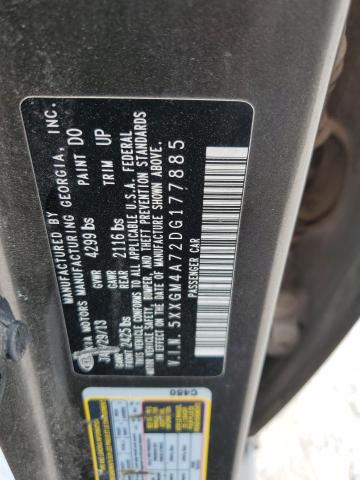 5XXGM4A72DG177885 - 2013 KIA OPTIMA LX BROWN photo 12