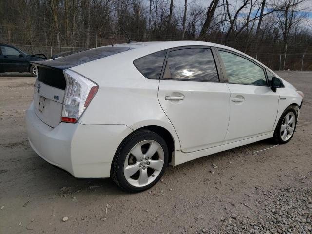 JTDKN3DU7A0106827 - 2010 TOYOTA PRIUS WHITE photo 3