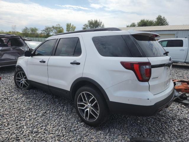 1FM5K8GT0GGC64931 - 2016 FORD EXPLORER SPORT WHITE photo 2