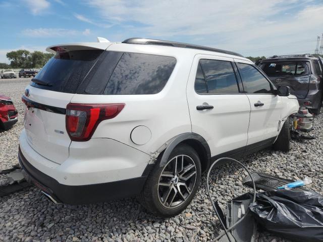 1FM5K8GT0GGC64931 - 2016 FORD EXPLORER SPORT WHITE photo 3