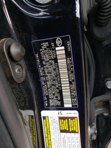 4T1B11HK8JU069753 - 2018 TOYOTA CAMRY L BLACK photo 13