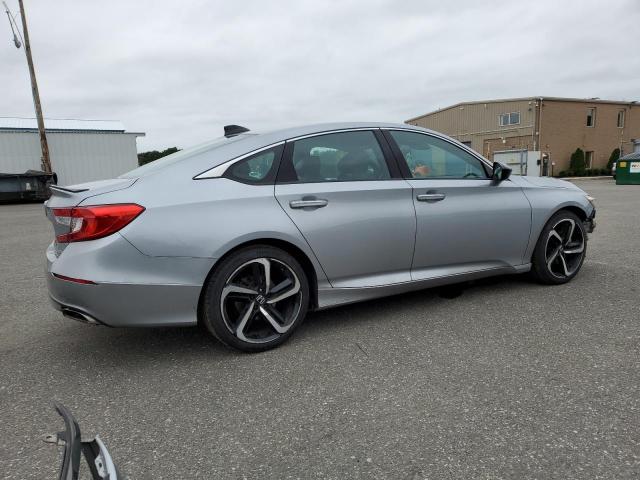 1HGCV1F39MA047082 - 2021 HONDA ACCORD SPORT ვერცხლისფერი ფოტო 3