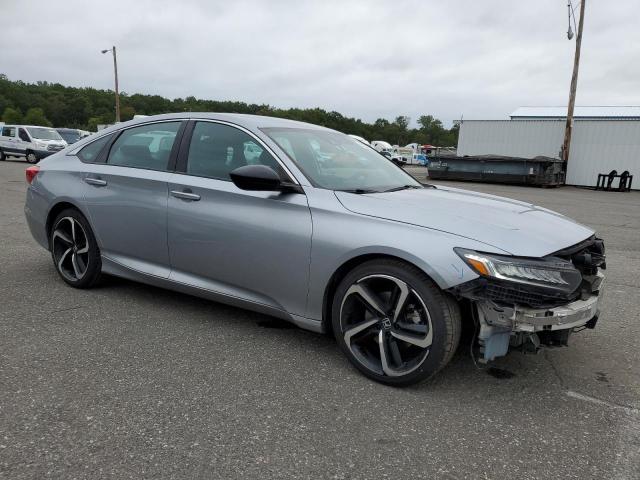 1HGCV1F39MA047082 - 2021 HONDA ACCORD SPORT ვერცხლისფერი ფოტო 4