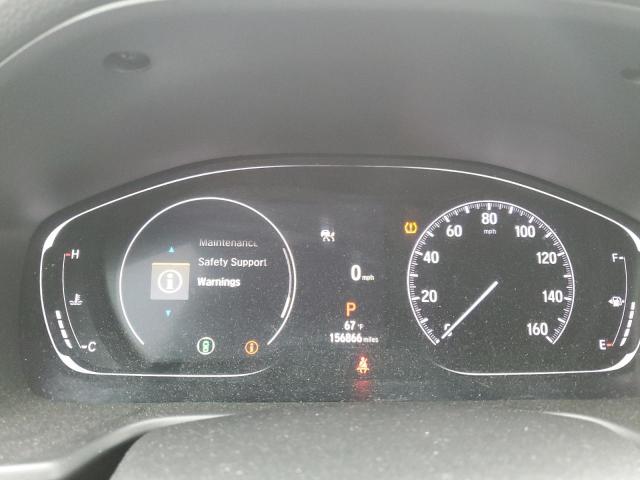 1HGCV1F39MA047082 - 2021 HONDA ACCORD SPORT ვერცხლისფერი ფოტო 9