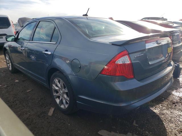 3FAHP0JG8CR202847 - 2012 FORD FUSION SEL BLUE photo 2