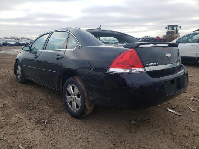 2G1WT58K889154549 - 2008 CHEVROLET IMPALA LT BLACK photo 2