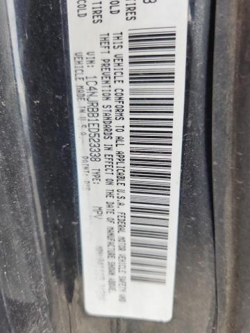 1C4NJRBB1ED523338 - 2014 JEEP PATRIOT SPORT BLACK photo 12