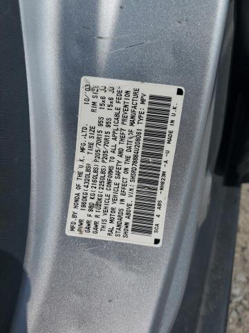 SHSRD78884U208061 - 2004 HONDA CR-V EX 银色 照片 13