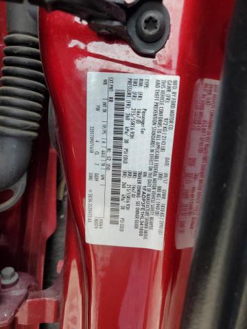 1FADP3FE1HL341800 - 2017 FORD FOCUS SE RED photo 12